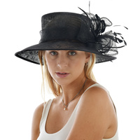 Millinery Evening Hat | Black
