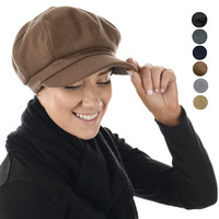 Slouch Felt Bakerboy Hat