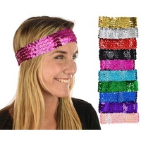 Wide Stretch Glitter Headband 