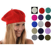 Classic Costume Wool Beret 