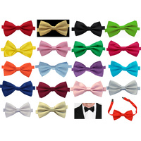 Pre-tied Butterfly Satin Bow Tie