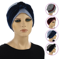 Cotton Beanie with Removable Velvet Headband