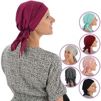 Stretch Chemo Pre-Tied Scarf Ella