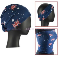 Seamless Multifunctional Australian Flag Head Wrap