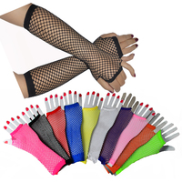Long Fishnet Gloves