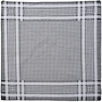 Black and White Classic Houndstooth Pattern Bandana