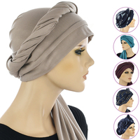 Fitted Tube Turban Scarf - Melissa 
