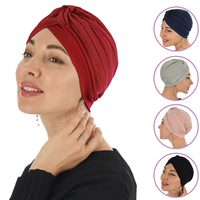 Pleated Classic Jersey Cotton Turban