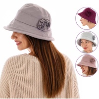 Side Rosette Cloche — Clara