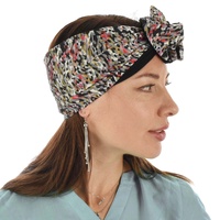 Abstract Dots Overlay Headband | Wired | #1 Grey-Pink-Black Mix 
