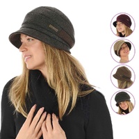 High Crown Wool Blend Bakerboy Hat – Harper
