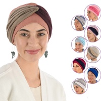 Bamboo Turban & Contrast Loop Band Set