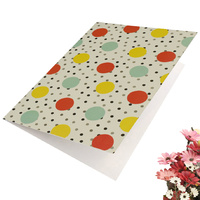 Greeting Card-Colourful Polka Dot Design | Pattern 1