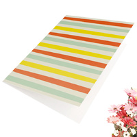 Greeting Card-Colourful Stripes Design | Pattern 2