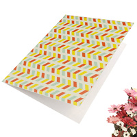 Greeting Card-Colourful Stripes Design | Pattern 3