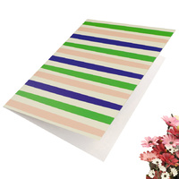 Greeting Card-Colourful Stripes Design | Pattern 5