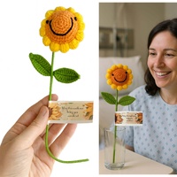 Hand-Crocheted Sunflower