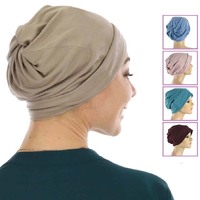 Pleated Swirly Jersey Turban
