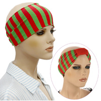 Red and Green Christmas Comfort Holiday Flexi Overlay Headband